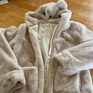 H&M teddy bear coat